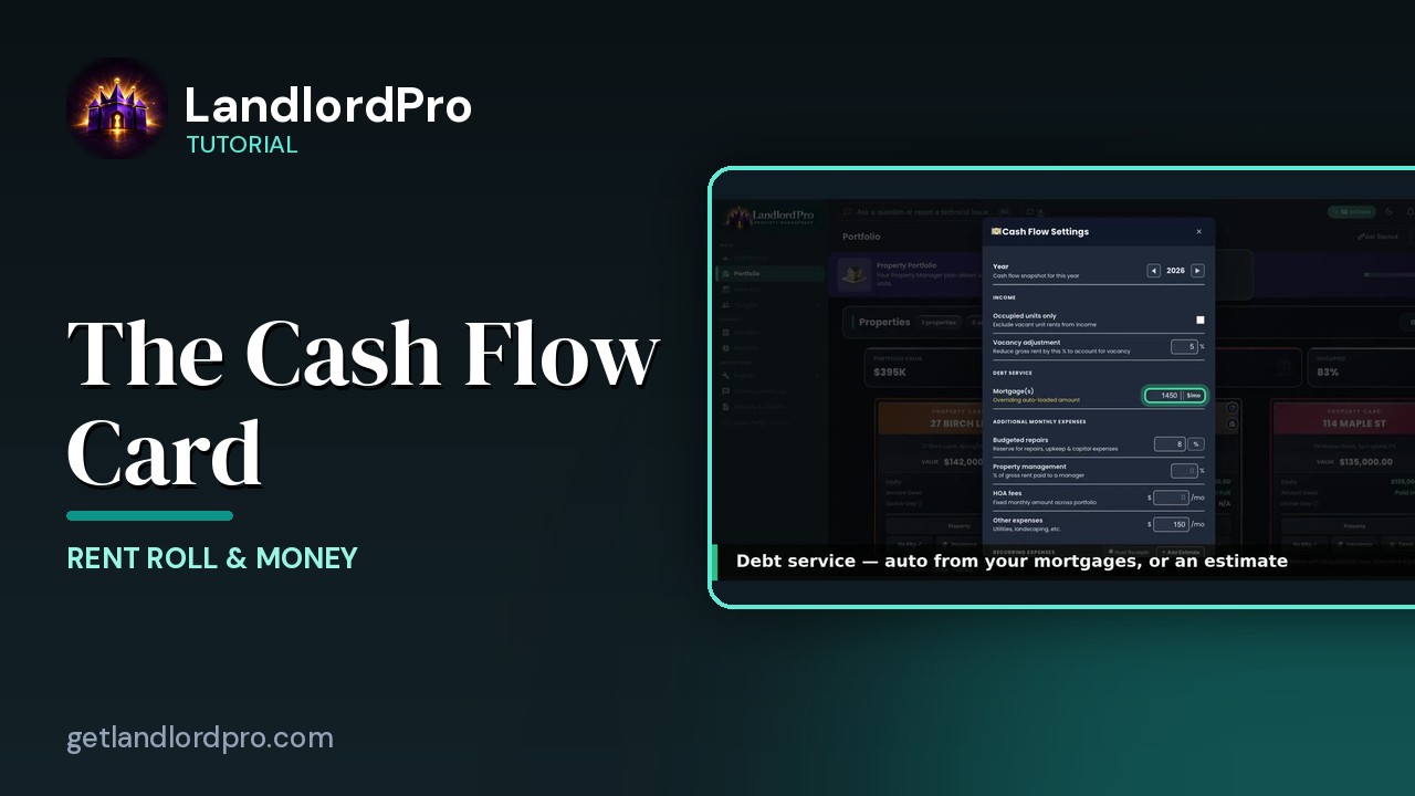 The Cash Flow Card — real cash flow, on your terms