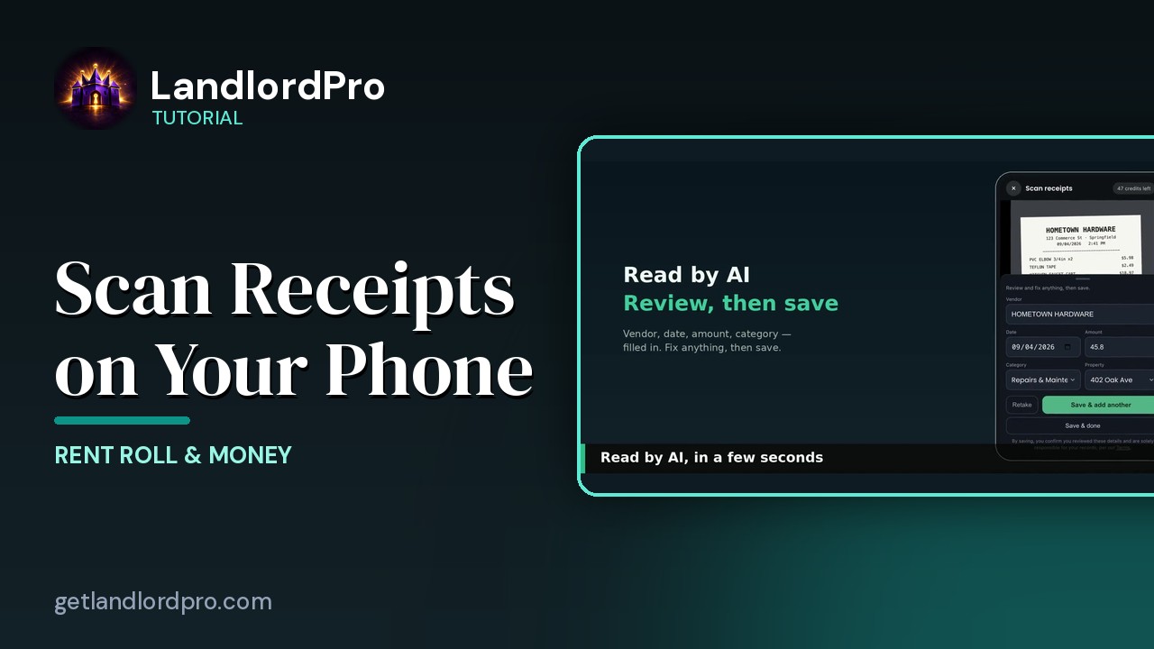 Scanning Receipts on Your Phone