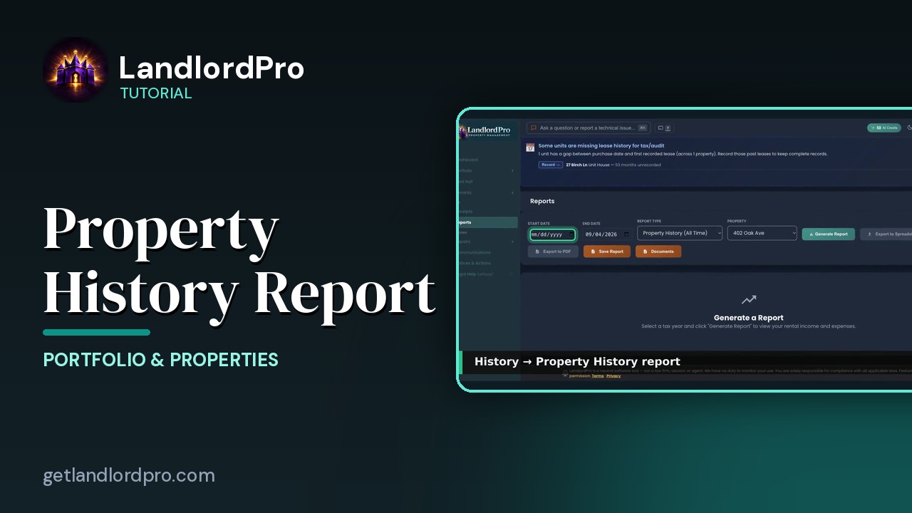 The Property History Report