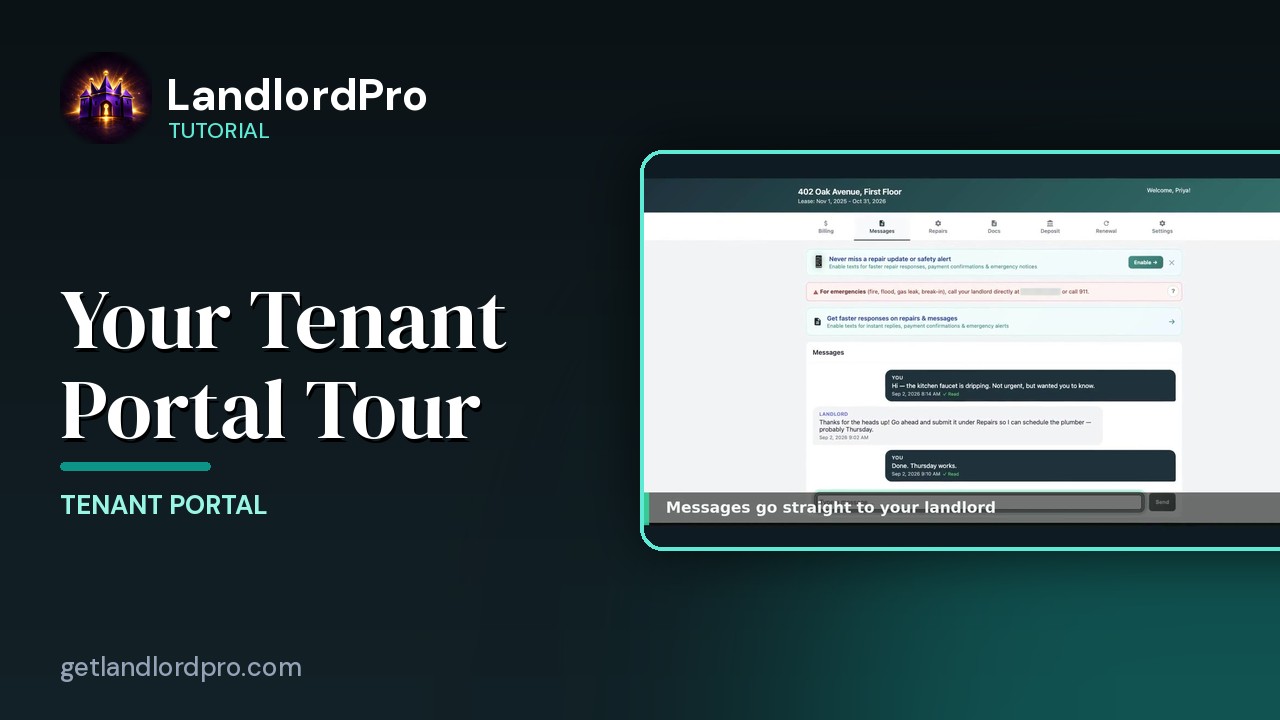 Your Tenant Portal — a 2-minute tour (for tenants)